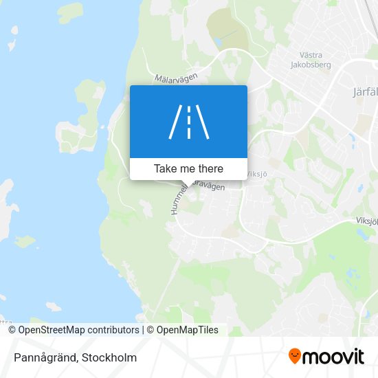 Pannågränd map