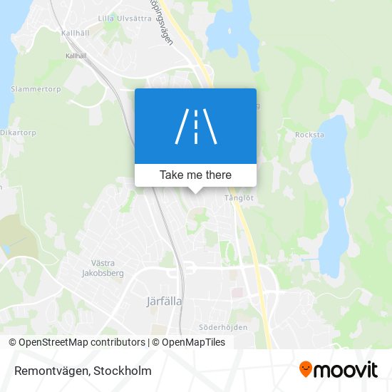 Remontvägen map