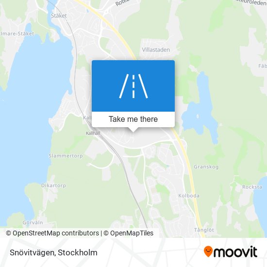 Snövitvägen map