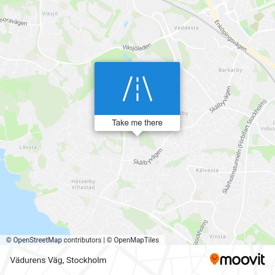 Vädurens Väg map