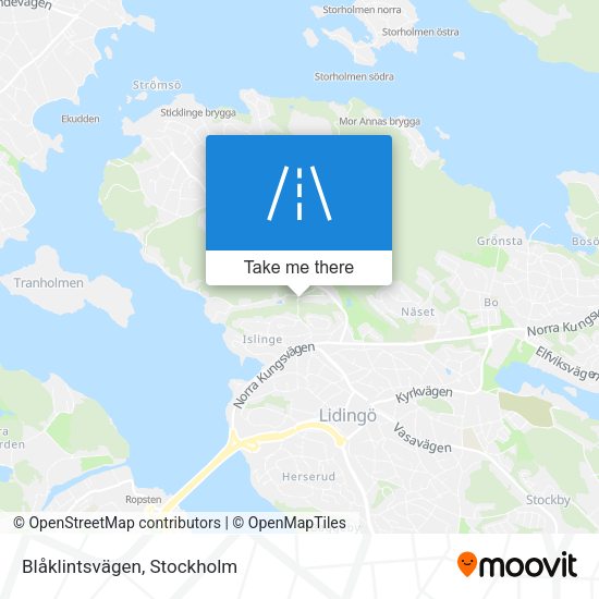 Blåklintsvägen map