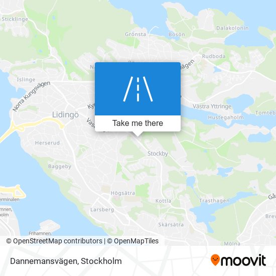 Dannemansvägen map
