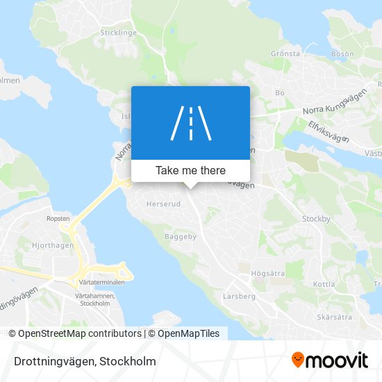 Drottningvägen map