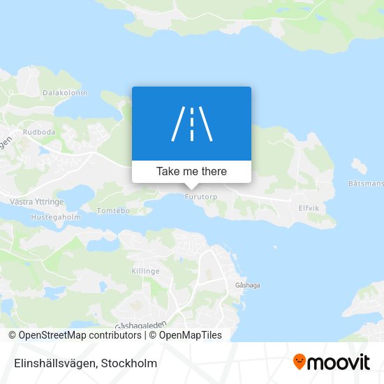 Elinshällsvägen map