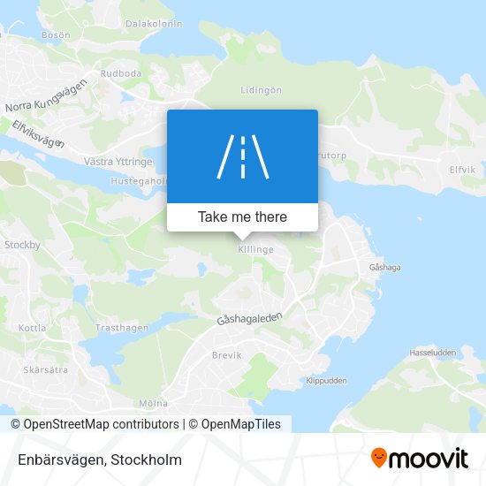 Enbärsvägen map