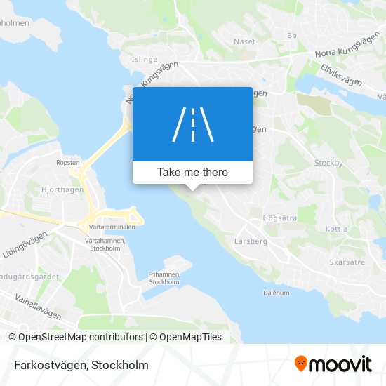 Farkostvägen map