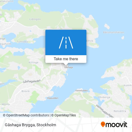 Gåshaga Brygga map