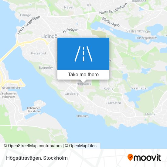 Högsätravägen map