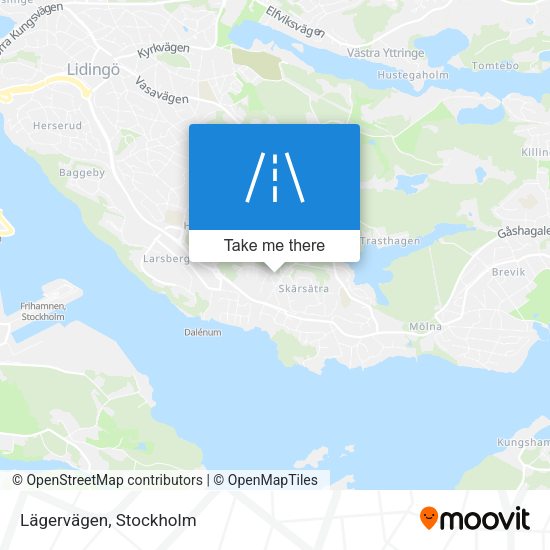 Lägervägen map