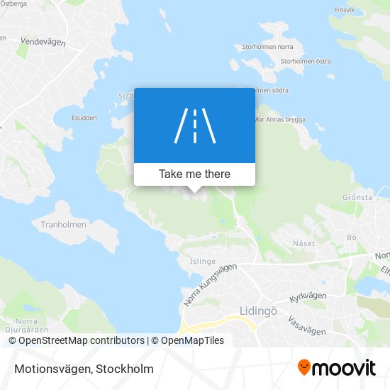 Motionsvägen map