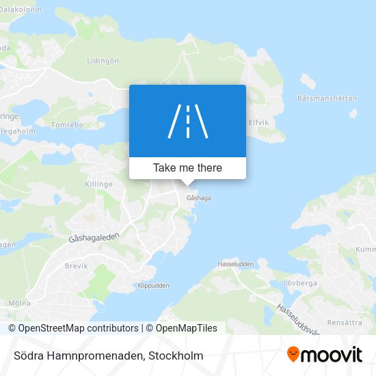 Södra Hamnpromenaden map