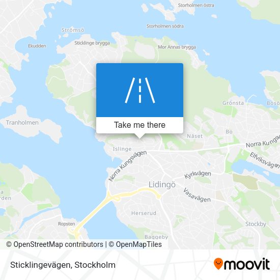 Sticklingevägen map