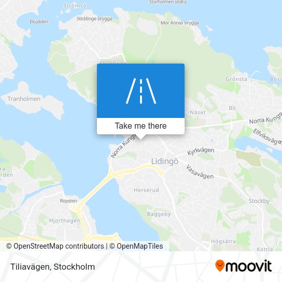 Tiliavägen map
