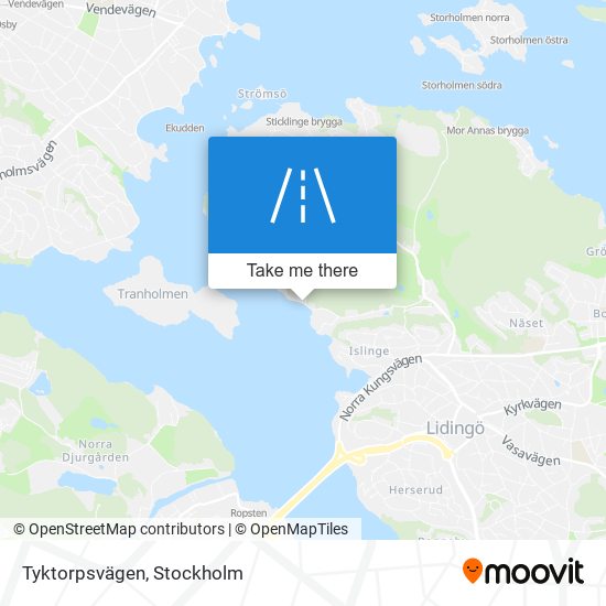 Tyktorpsvägen map