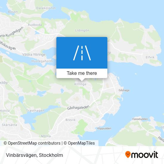 Vinbärsvägen map