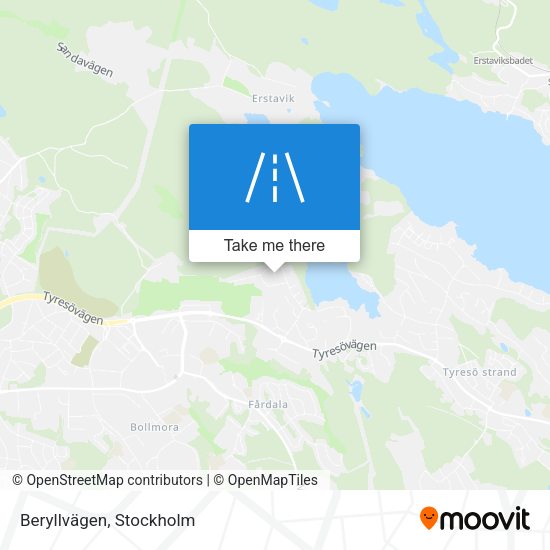 Beryllvägen map