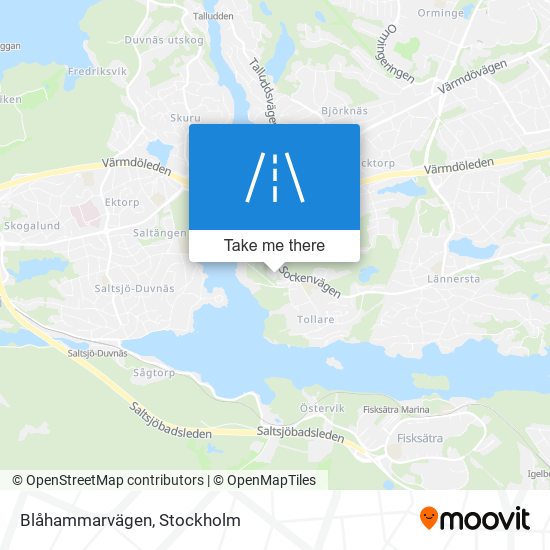 Blåhammarvägen map