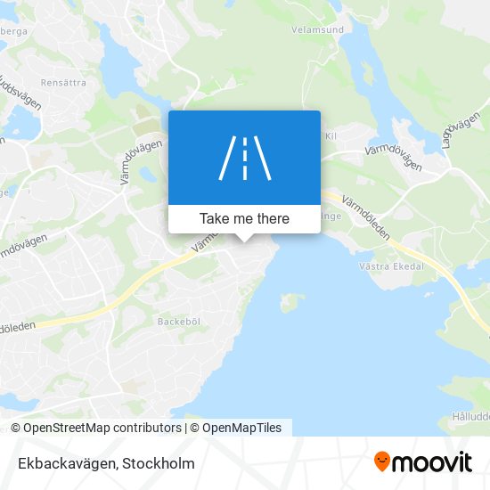 Ekbackavägen map