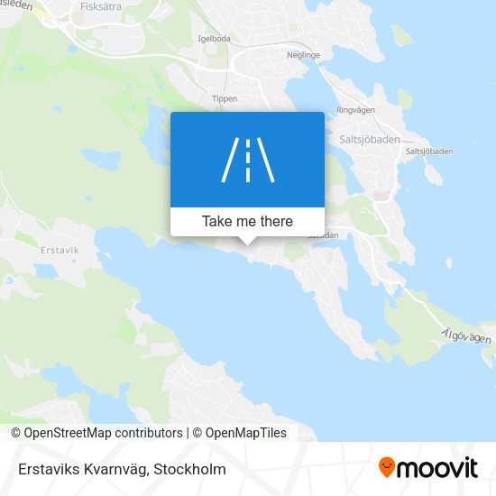 Erstaviks Kvarnväg map