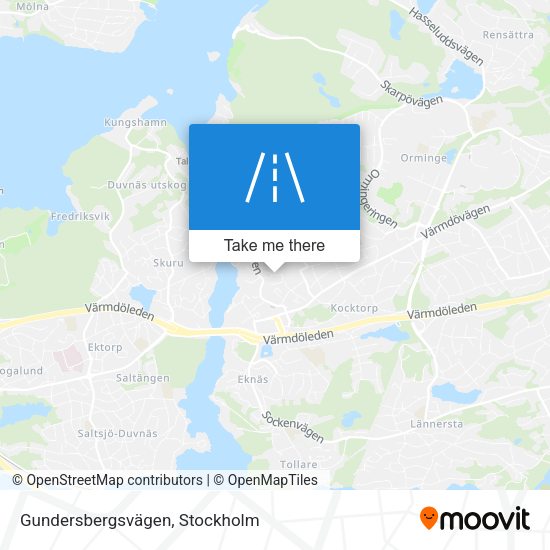 Gundersbergsvägen map