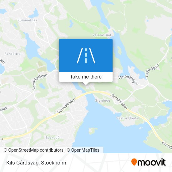Kils Gårdsväg map
