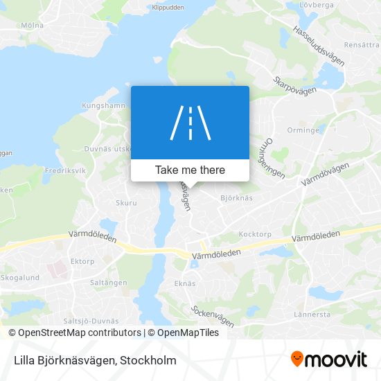 Lilla Björknäsvägen map
