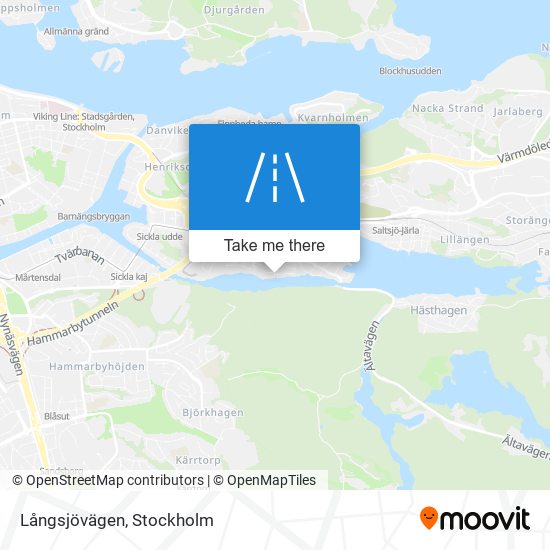 Långsjövägen map