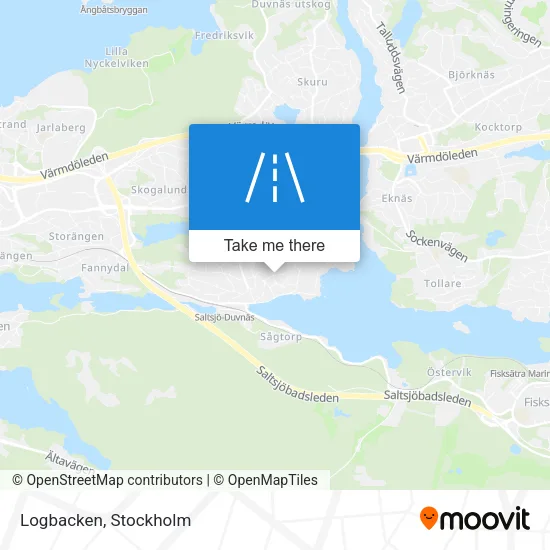 Logbacken map