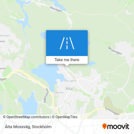 Älta Mossväg map