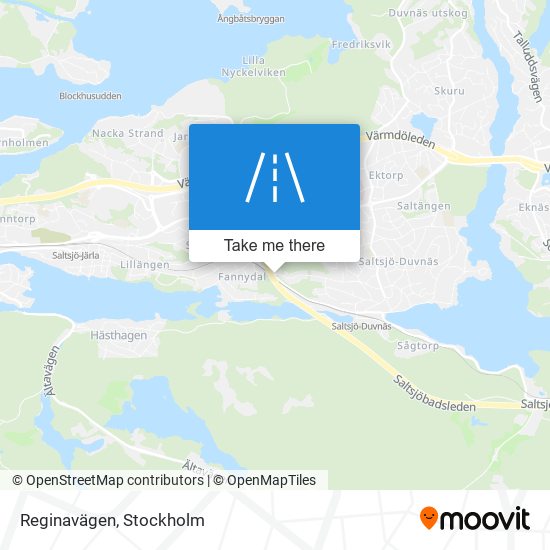 Reginavägen map