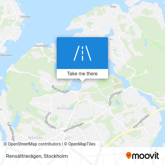 Rensättravägen map