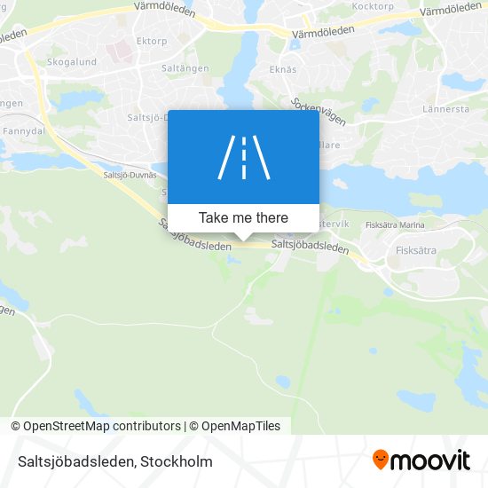 Saltsjöbadsleden map