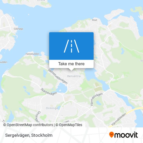 Sergelvägen map