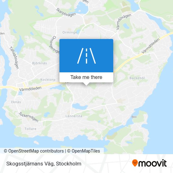 Skogsstjärnans Väg map