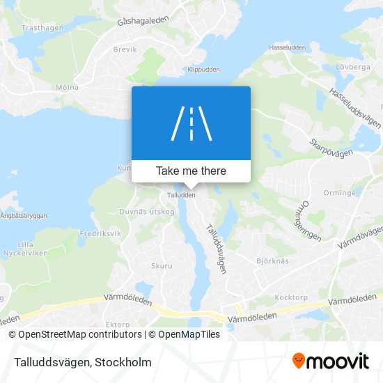 Talluddsvägen map