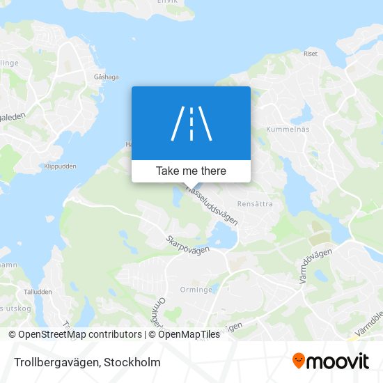 Trollbergavägen map