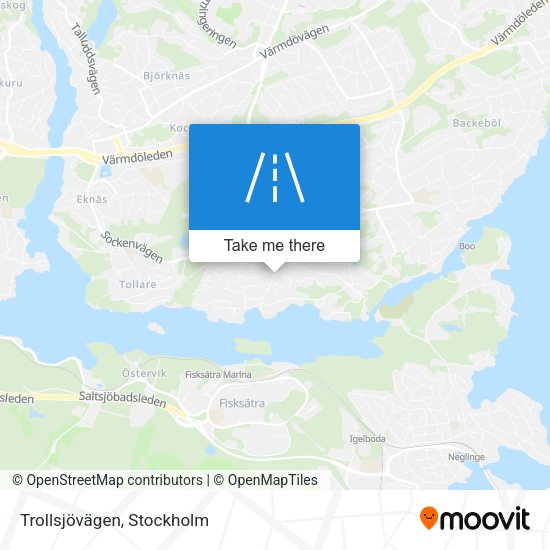 Trollsjövägen map