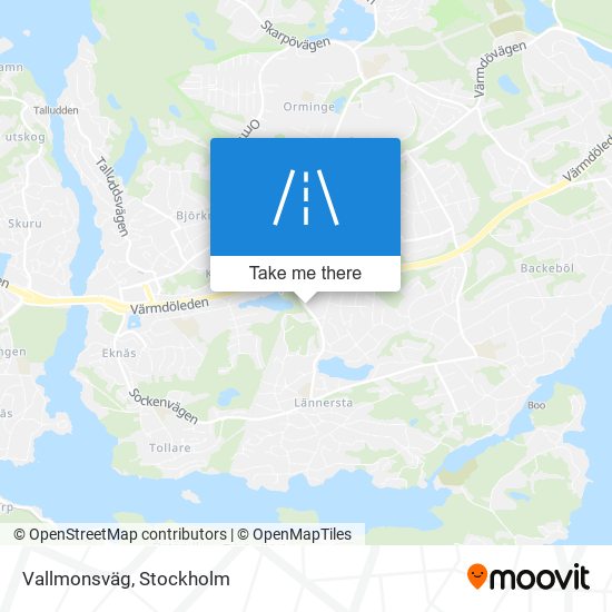 Vallmonsväg map