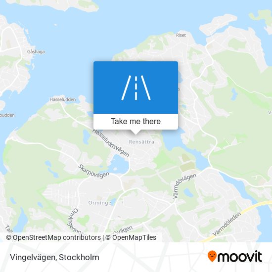 Vingelvägen map