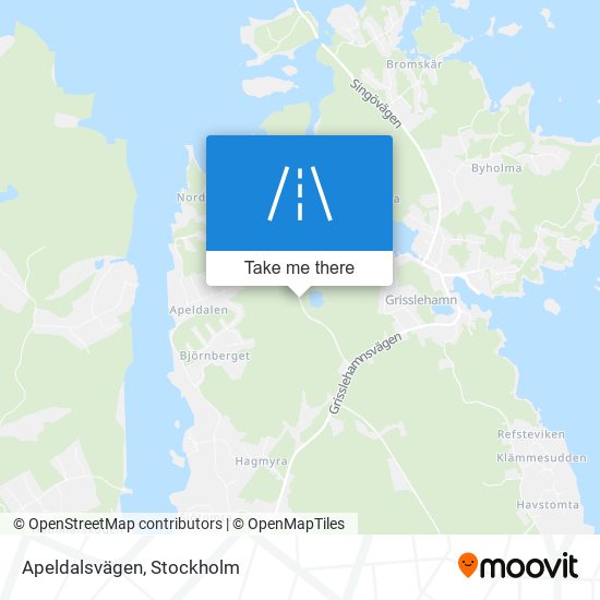 Apeldalsvägen map