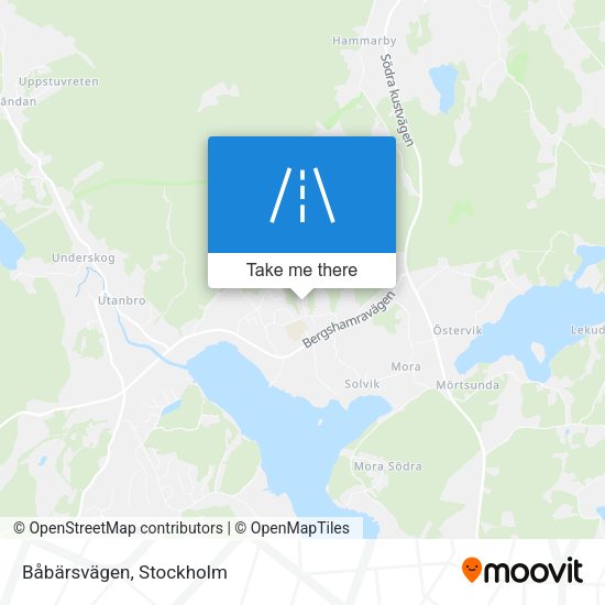 Båbärsvägen map