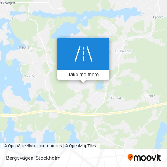 Bergsvägen map