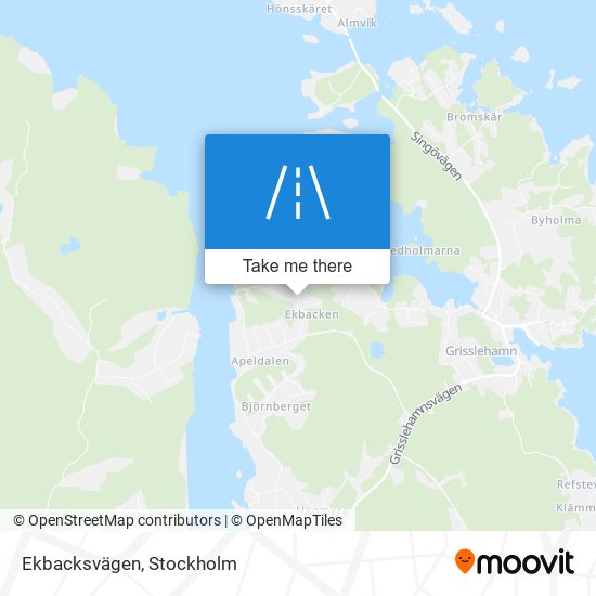 Ekbacksvägen map