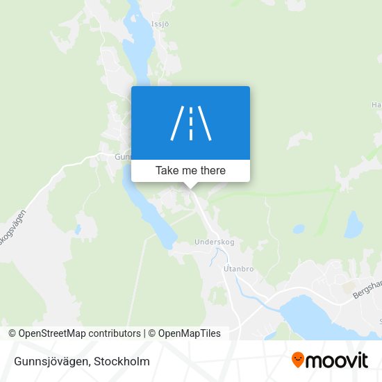 Gunnsjövägen map