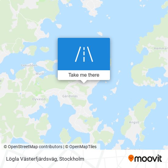 Lögla Västerfjärdsväg map