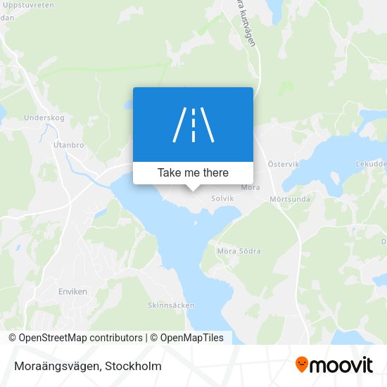 Moraängsvägen map