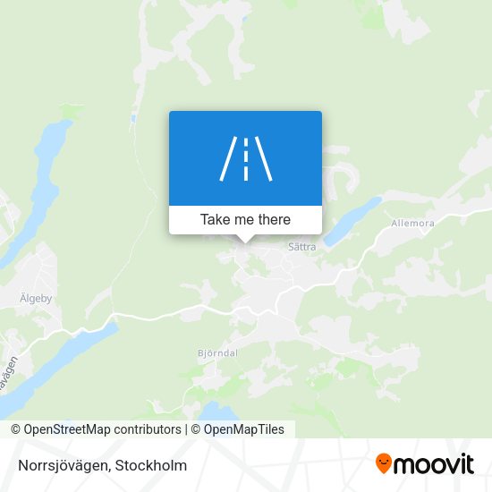 Norrsjövägen map