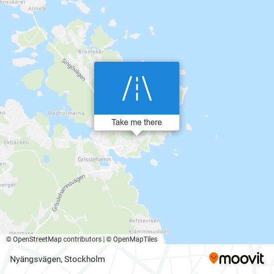 Nyängsvägen map