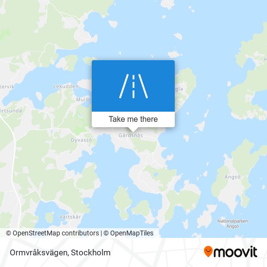Ormvråksvägen map