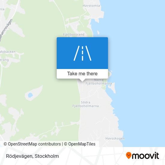 Rödjevägen map